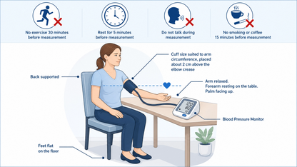 Digital Automatic Blood Pressure monitor Upper Arm BP Machine Heart Rate Machine
